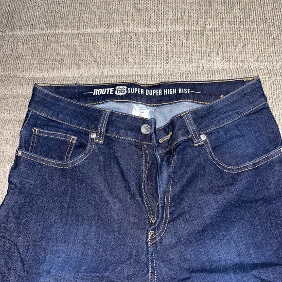 Route 66 Dark Blue Women's Skinny Jeans - Picture 2 of 5